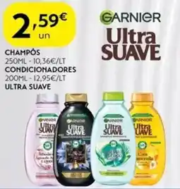 Spar Champos garnier ultra suave promoção