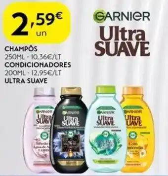 Spar Champos garnier ultra suave promoção