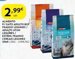 Spar Alimento p/ gato adulto boi frango legumes / adulto atum legumes / estéril frango cereais legumes spar promoção