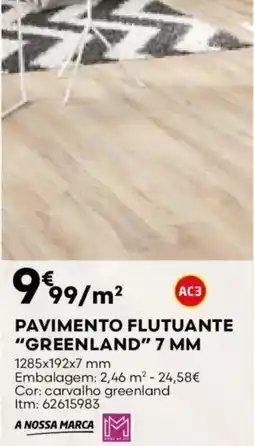 Bricomarché Pavimento flutuante "greenland" 7 mm promoção