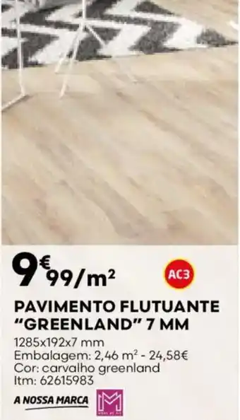 Bricomarché Pavimento flutuante "greenland" 7 mm promoção