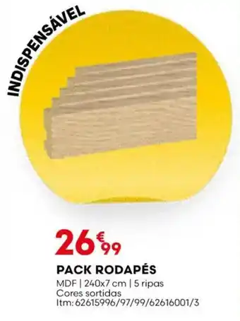 Bricomarché Pack rodapés promoção