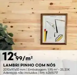 Bricomarché Lambri pinho com nós promoção