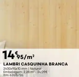 Bricomarché Lambri casquinha branca promoção