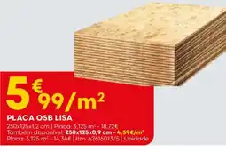 Bricomarché Placa osb lisa promoção