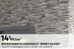 Bricomarché REVESTIMENTO CERÂMICO "BERET SILVER" promoção