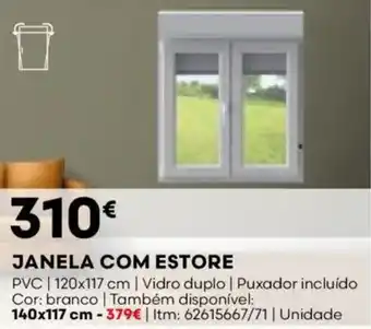 Bricomarché Janela com estore promoção