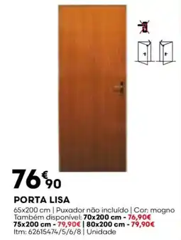 Bricomarché Porta lisa promoção