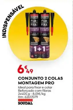 Bricomarché Conjunto 2 colas montagem pro promoção