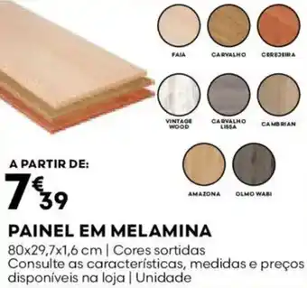 Bricomarché Painel em melamina promoção