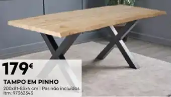 Bricomarché Tampo em pinho promoção