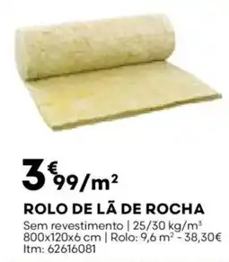 Bricomarché Rolo de lã de rocha promoção