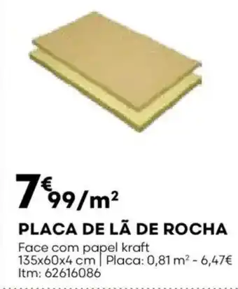 Bricomarché Placa de lã de rocha promoção