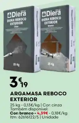 Bricomarché Argamasa reboco exterior promoção