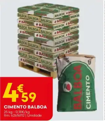 Bricomarché Cimento balboa promoção