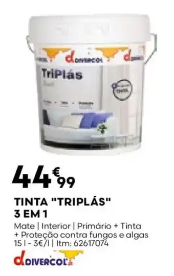 Bricomarché Tinta "triplás" 3 em 1 promoção