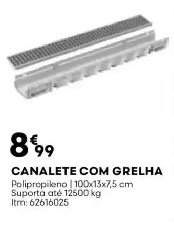 Bricomarché Canalete com grelha promoção