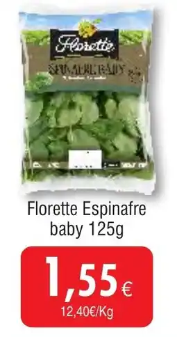 Froiz Florette Espinafre baby promoção