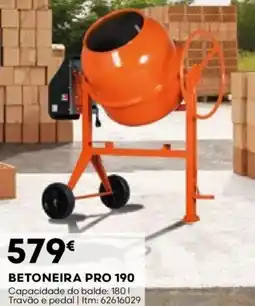 Bricomarché Betoneira pro 190 promoção