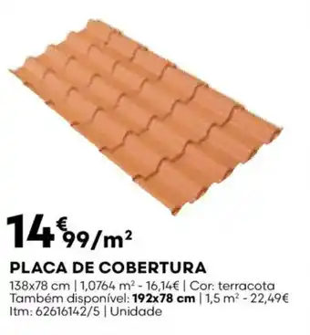 Bricomarché Placa de cobertura promoção