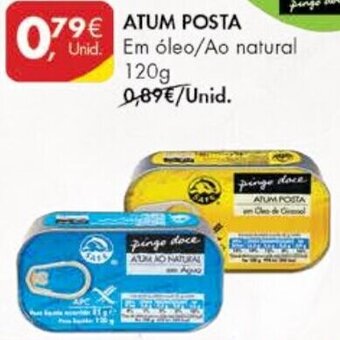Pingo Doce Atum Posta 120g promoção