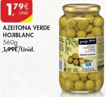Pingo Doce Azeitona Verde Hojiblanc 560g promoção