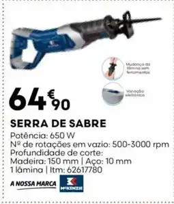 Bricomarché Serra de sabre promoção