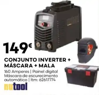 Bricomarché Conjunto inverter + máscara + mala promoção