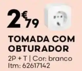 Bricomarché Tomada com obturador promoção