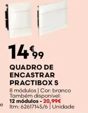 Bricomarché Quadro de encastrar practibox s promoção