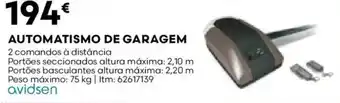 Bricomarché Automatismo de garagem promoção