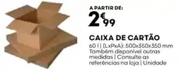 Bricomarché Caixa de cartão promoção