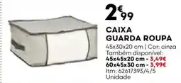 Bricomarché Caixa guarda roupa promoção