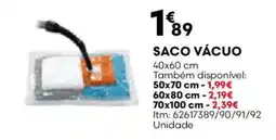 Bricomarché Saco vácuo promoção