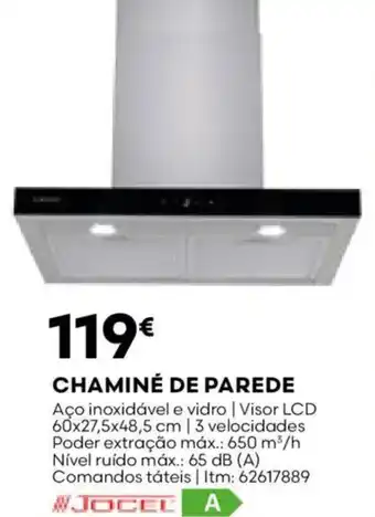 Bricomarché Chaminé de parede promoção