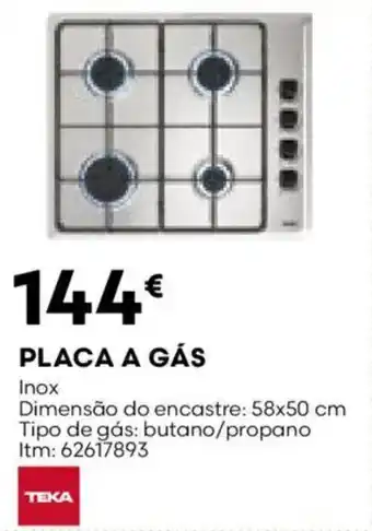 Bricomarché Placa a gás promoção