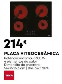 Bricomarché Placa vitrocerâmica promoção