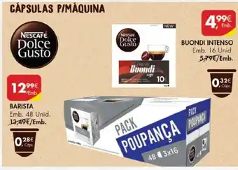 Pingo Doce Cápsulas P/Máquina Barista 48Unid promoção