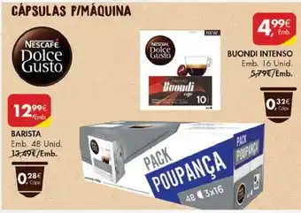 Pingo Doce Cápsulas P/Máquina Boundi Intenso 16Unid promoção