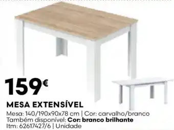 Bricomarché Mesa extensivel promoção