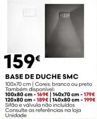 Bricomarché Base de duche smc promoção