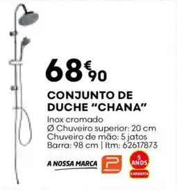 Bricomarché Conjunto de duche "chana" promoção