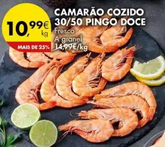 Pingo Doce Camarão cozido 30/50 pingo doce promoção