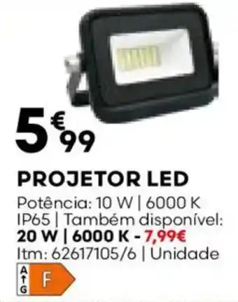 Bricomarché Projetor led promoção