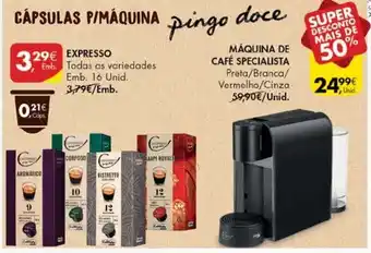 Cápsulas P/Máquina de Café Epecialista