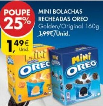 Mini Bolachas Recheadas Oreo 160g