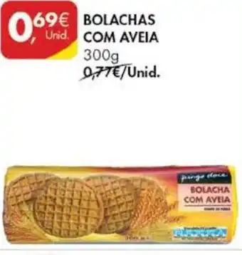Pingo Doce Bolachas com Aveia 300g promoção