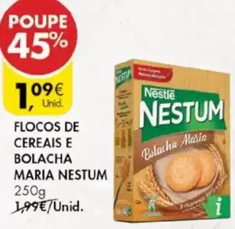 Pingo Doce Flocos de Cereais E Bolacha Maria Nestum 250g promoção