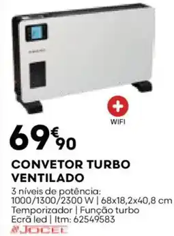 Bricomarché Convetor turbo ventilado promoção