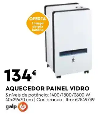 Bricomarché Aquecedor painel vidro promoção